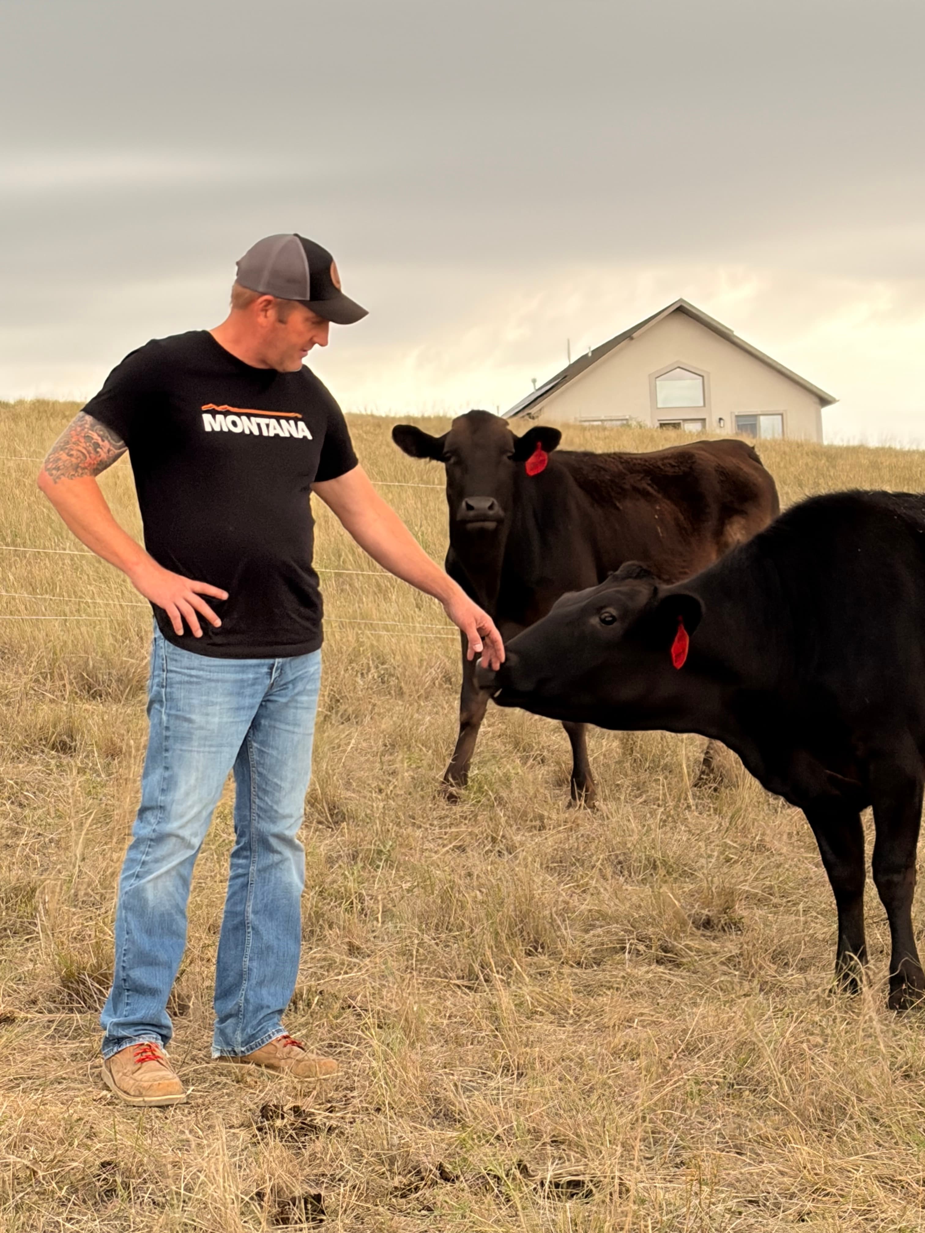 Chris, co-owner of Sweetgrass Farms